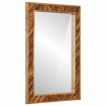 vidaXL Mirror Brown 70 x 50 x 2.5 cm Glass 1