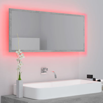 The bathroom vanity unit positioned over a basin with a warm red light glow