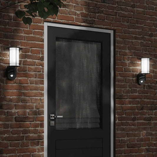 Outdoor Wall Light Stainless Steel Black