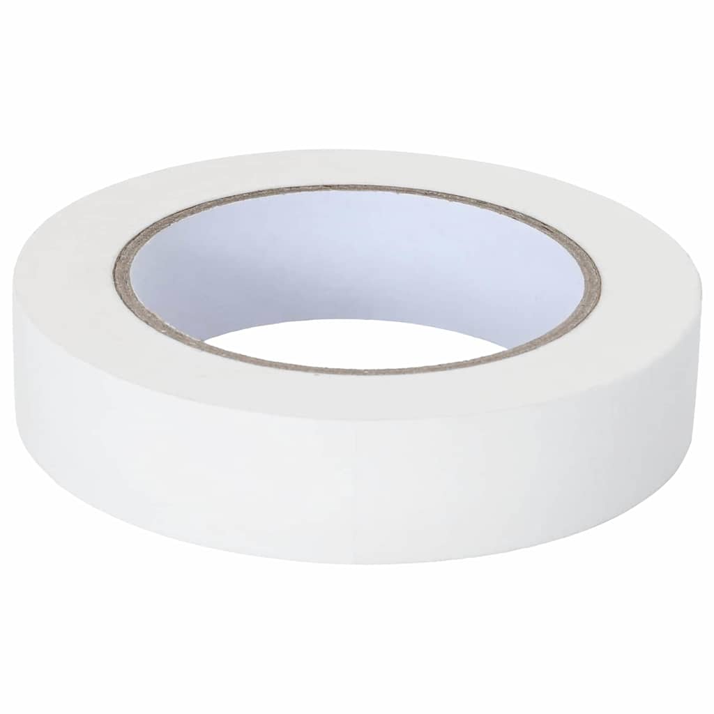 A single roll of white paper masking tape