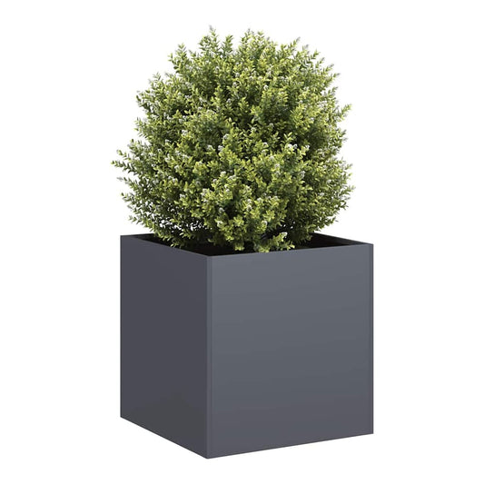 Planter 40x40x40 cm Cold-rolled Steel Depth 40 cm Height 40 cm Width 40 cm Anthracite