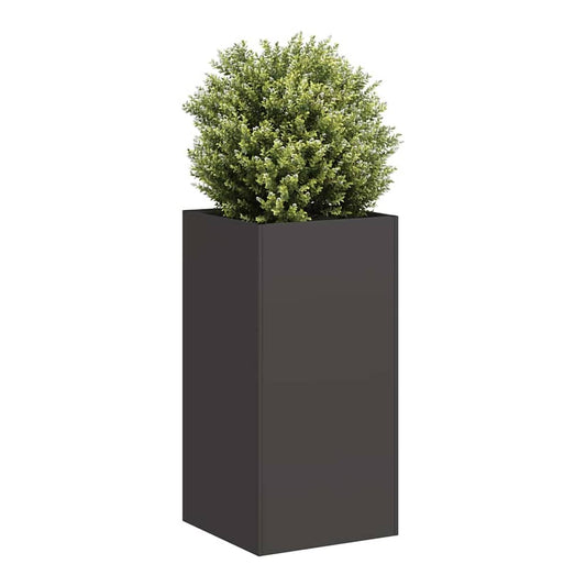 Planter 40x40x80 cm Cold-rolled Steel Depth 40 cm Height 80 cm Width 40 cm Black