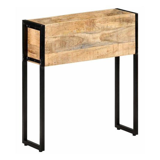 Planter Rough mango wood