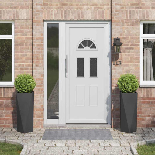 Planter Steel 2 Width 30 cm Black
