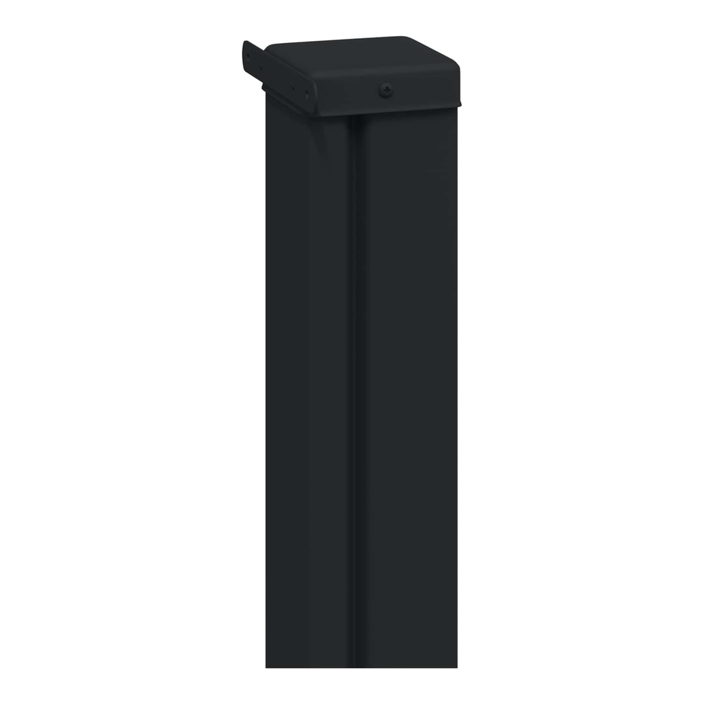 Close up of the top of the support pole for the retractable awning, with a cap