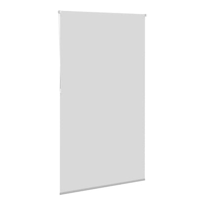 The window blind viewed from the opposite side showing the pull chain mechanism