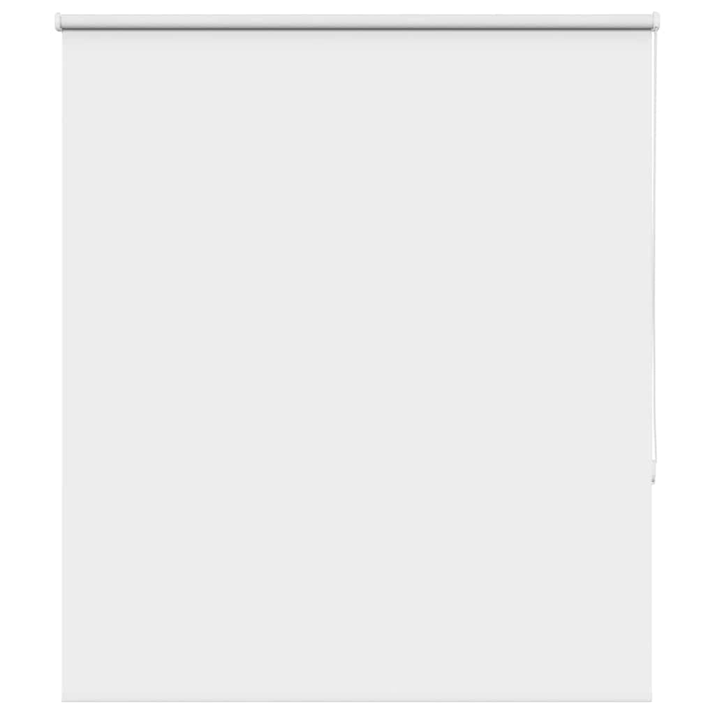vidaXL Roller Blind Blackout White fully extended against a plain white background