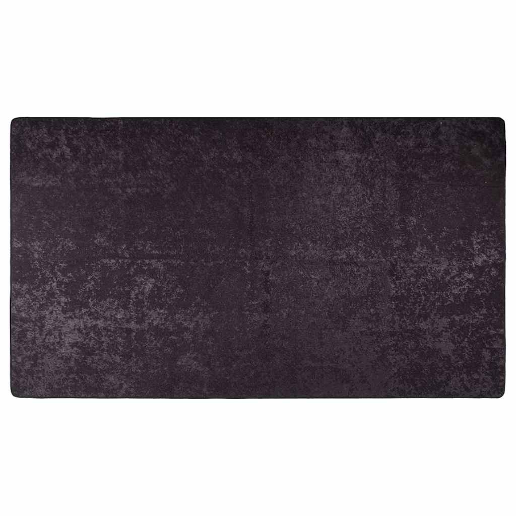 The rectangular washable rug shown from directly above against a plain white background