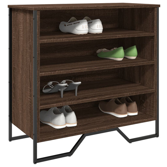 Shoe Cabinet 80x38x78 cm Engineered Wood Brown oak