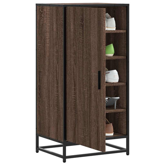 Shoe Rack 48x38x97,5 cm Engineered Wood Brown oak
