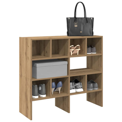 Shoe Rack Stackable 89,5x30x40 cm Artisan oak