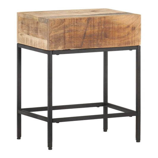 Side Table 40x30x51 cm Solid Wood Reclaimed Solid mango wood
