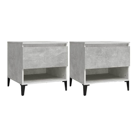the end tables shown as a pair against a plain white background