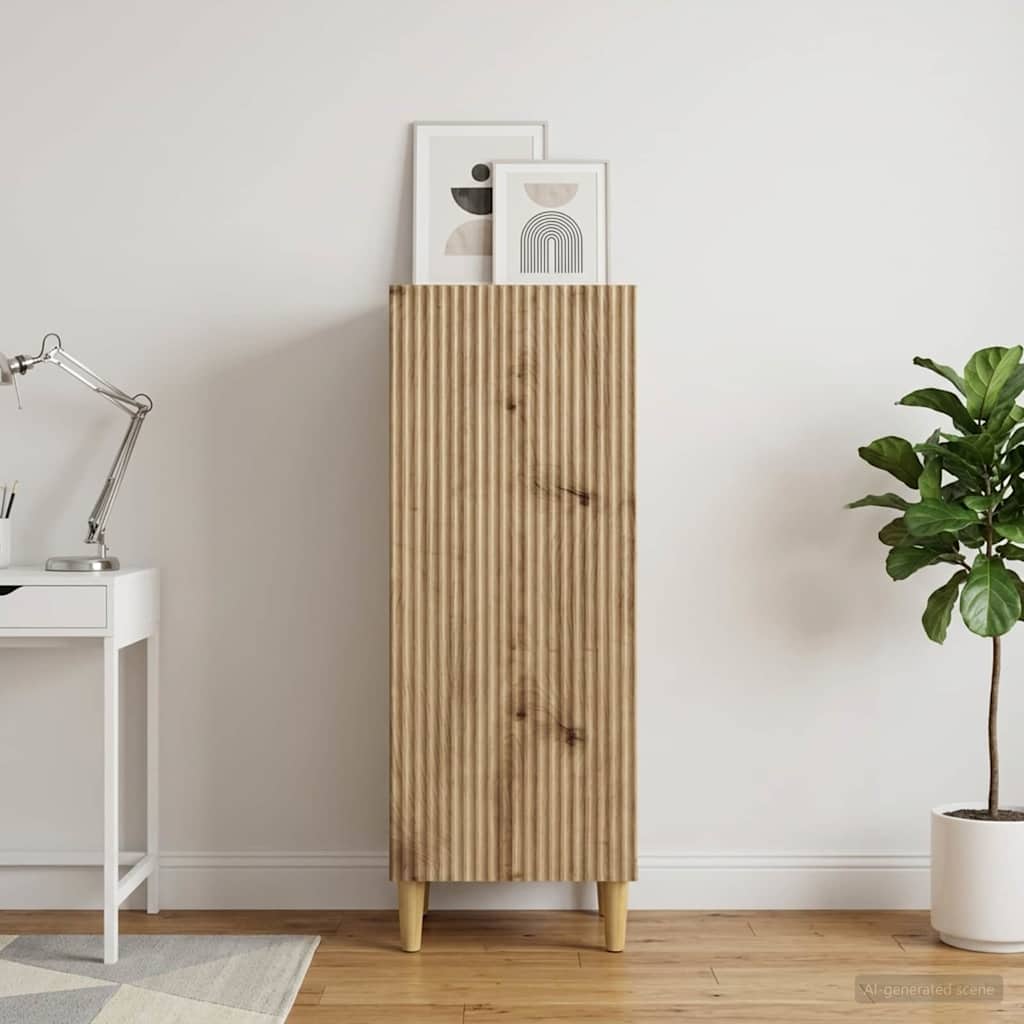 Sideboard 33 x 34.5 x 90 cm Engineered Wood Artisan oak