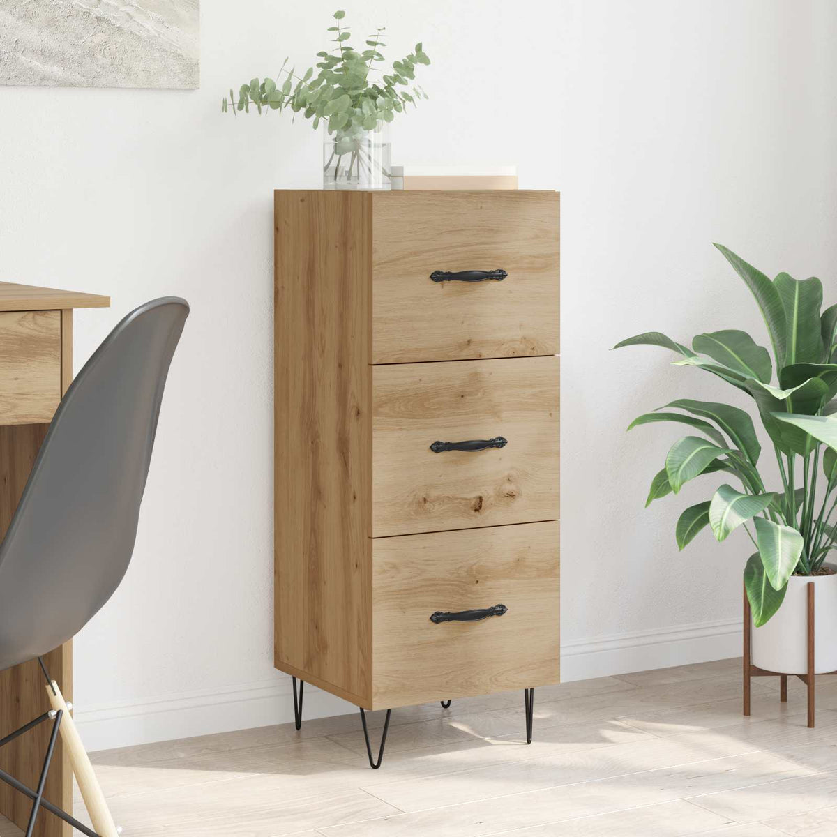 Sideboard 34,5x34x90 cm Engineered Wood Artisan oak