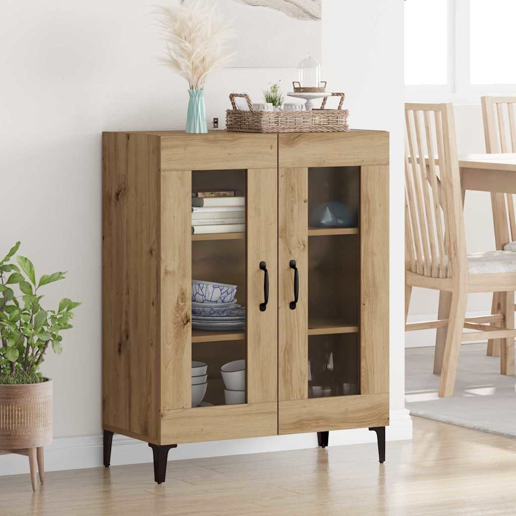 Sideboard 69,5x34x90 cm Engineered Wood Artisan oak