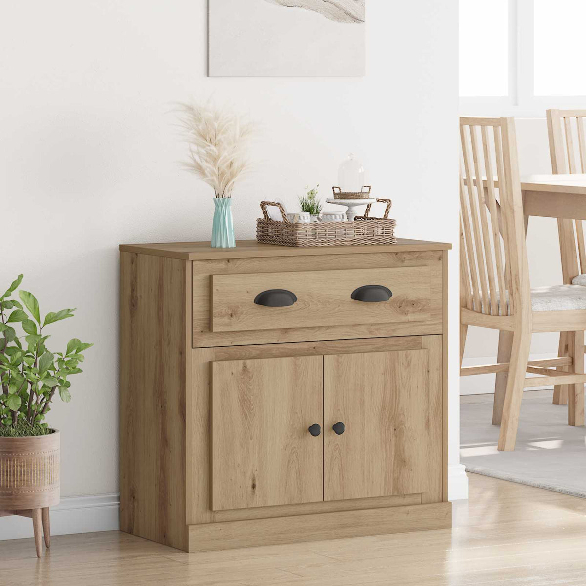 Sideboard 70x35,5x67,5 cm Engineered Wood Artisan oak
