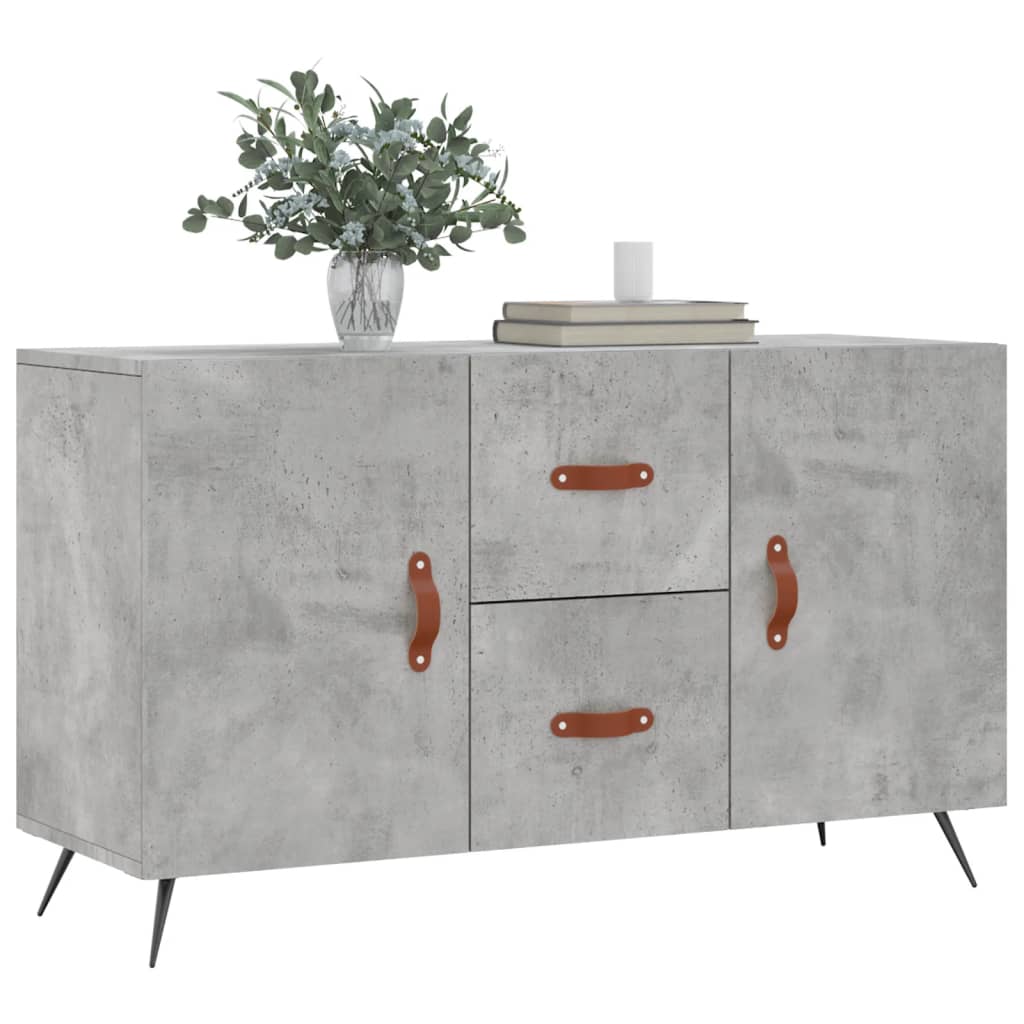 Sideboard with decorative items on top