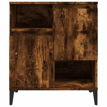 the cabinet showing the wood grain and construction