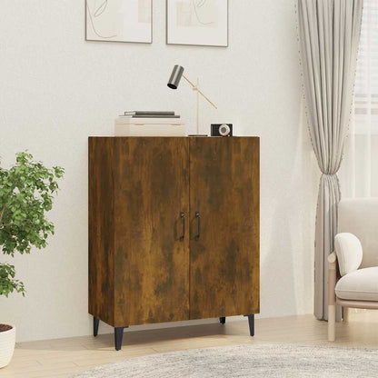 vidaXL Sideboard Smoked Oak Engineered Wood in a room setting