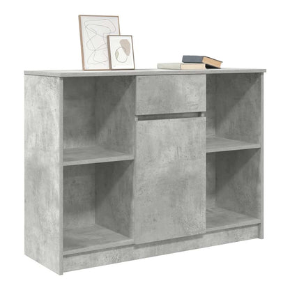 the concrete grey sideboard with drawer, a functional storage unit