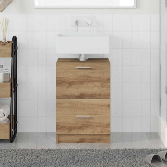 Sink Cabinet Engineered Wood 40 x 37 x 59 cm Artisan oak