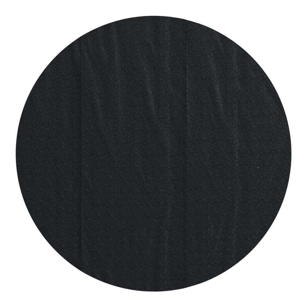 A close-up of the dark solar pool cover material