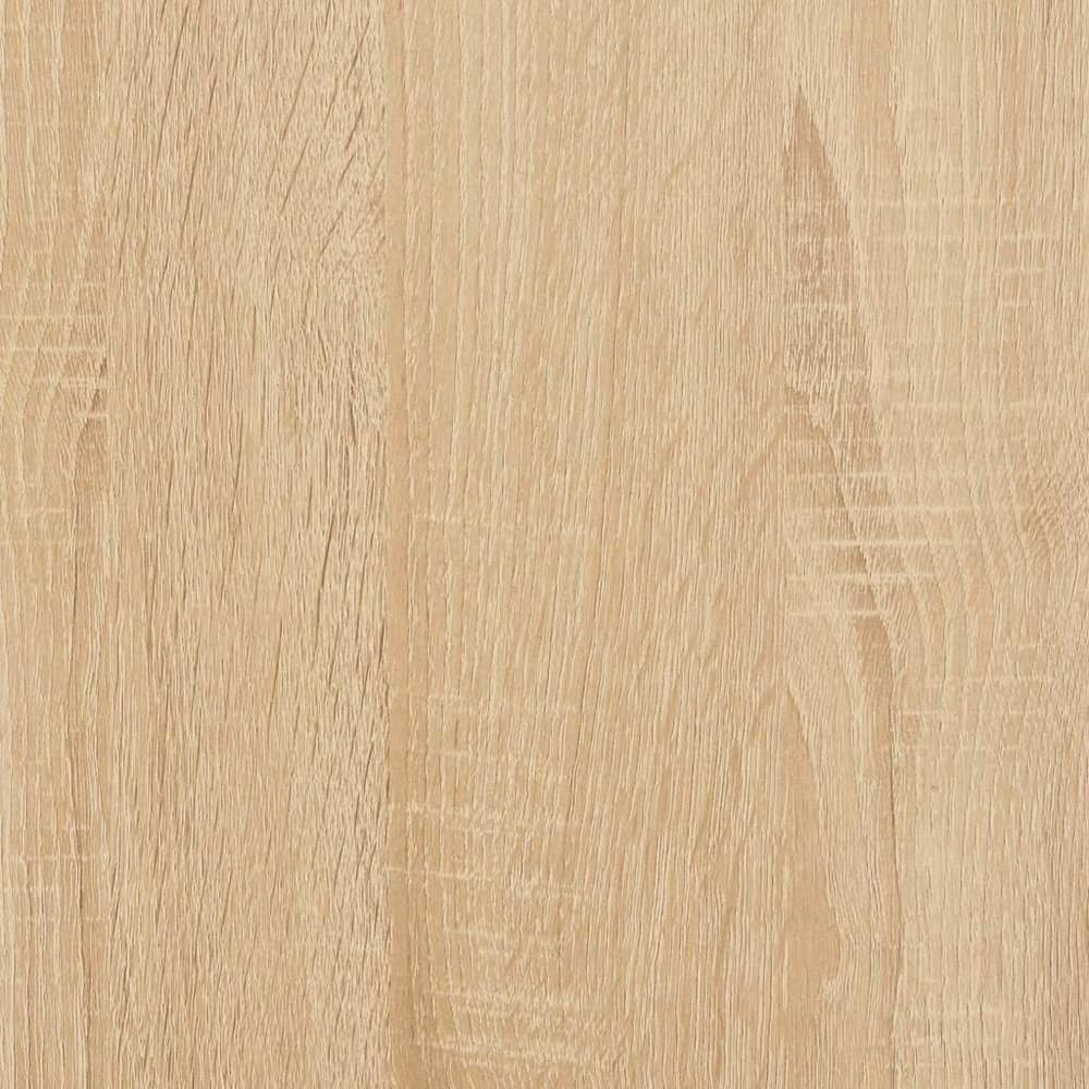 Close-up of the wood grain texture on the book cabinet