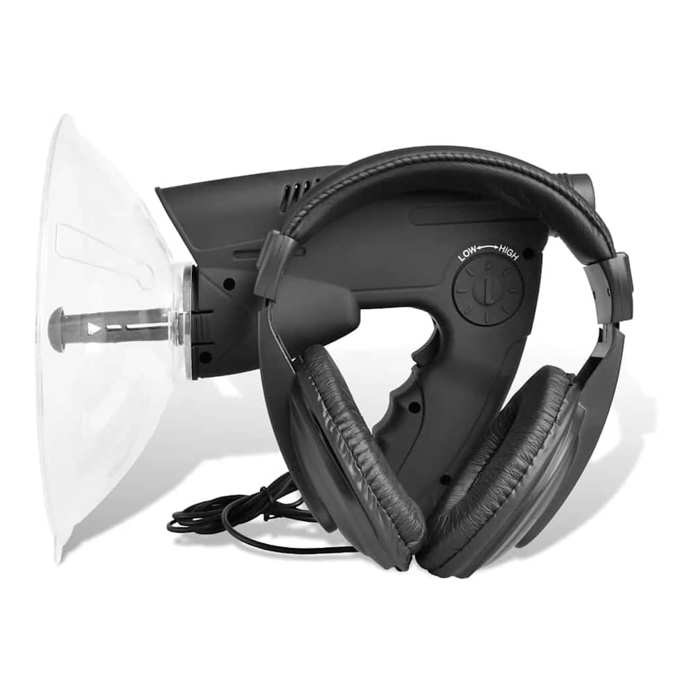 vidaXL Sound Amplifier Listening & Observing Device Package with headphones attached