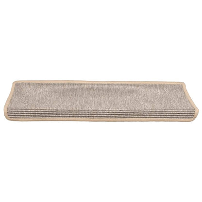 A single silver rectangular edge stair tread shown from the front