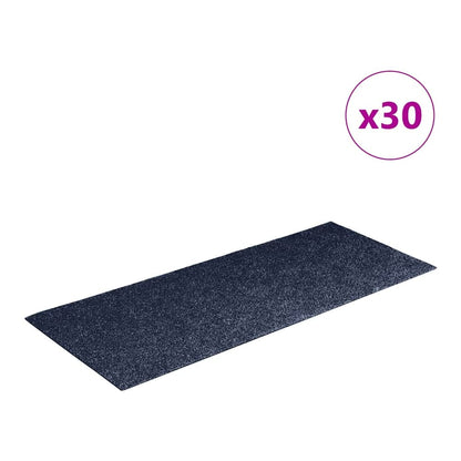 A single grey blue rectangular stair tread with a textured surface