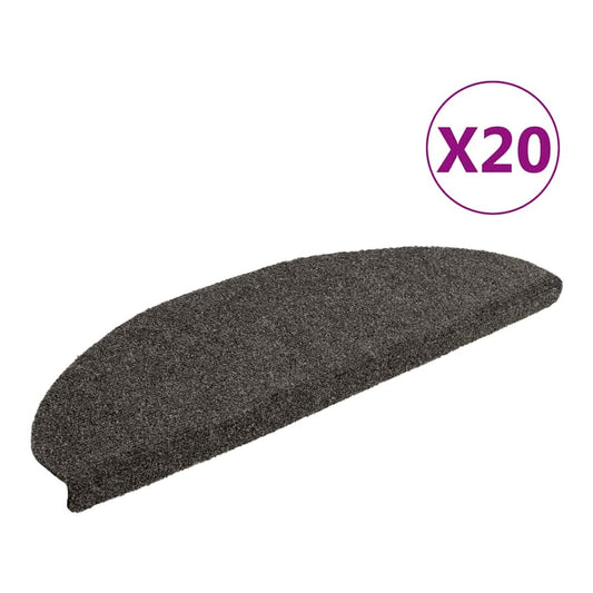 Stair Mats Self-adhesive 65x21x4 cm Width 65 cm 20 Anthracite