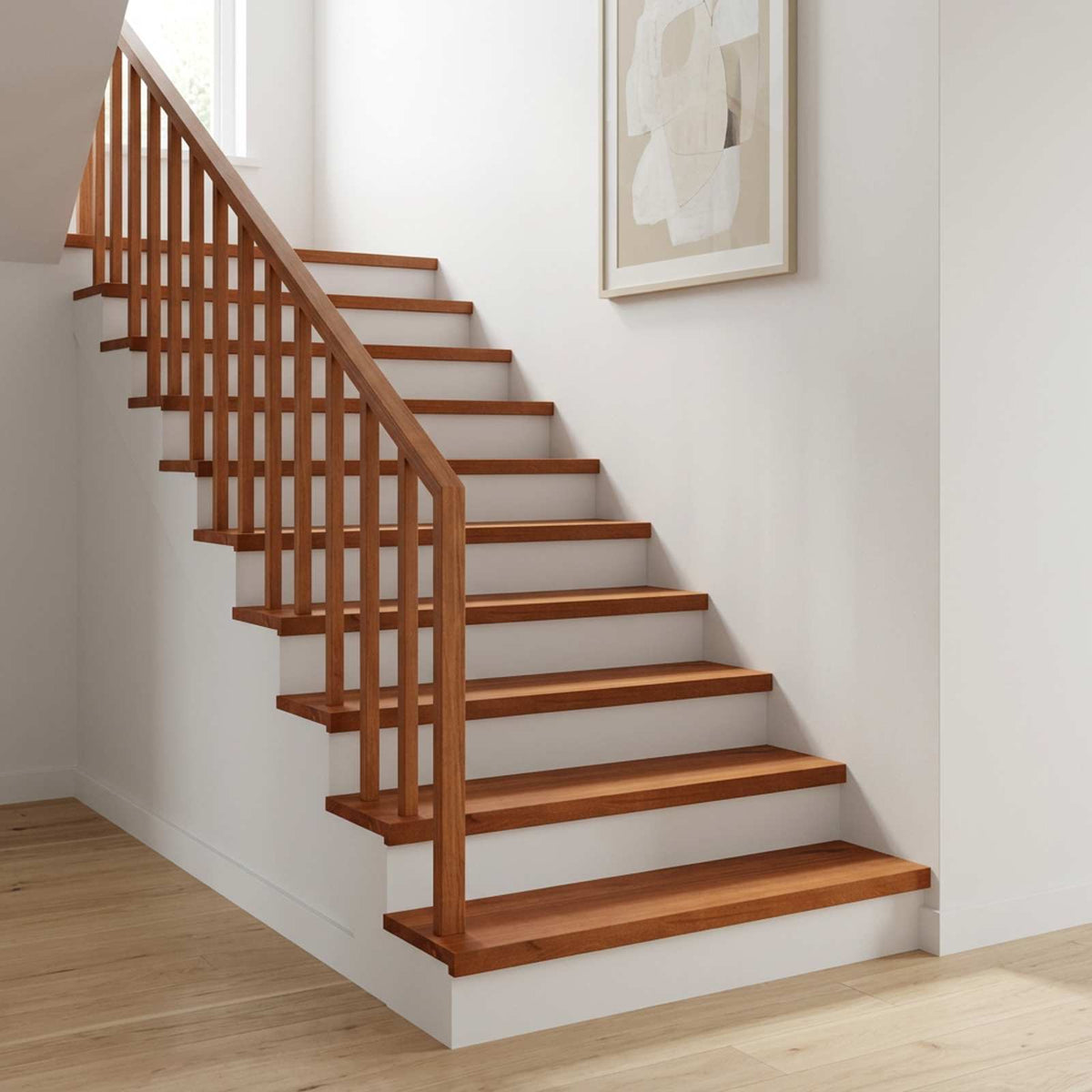 Stair Treads Solid Beech Wood Depth 25 cm 2 Brown 70 cm