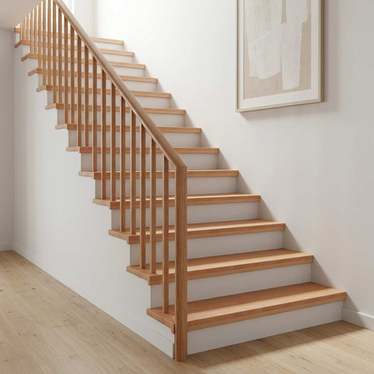 Stair Treads Solid Beech Wood Depth 30 cm 2 Natural 70 cm