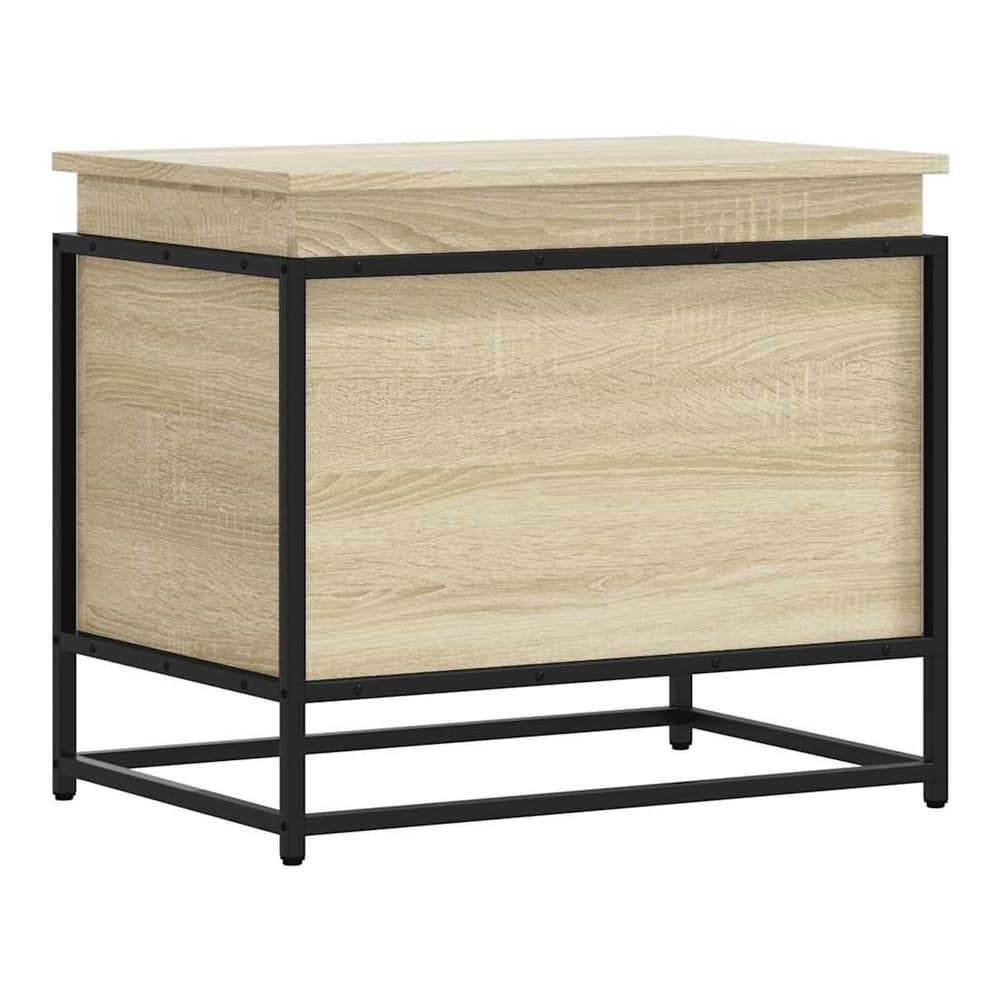 The storage box with lid is shown from a slightly elevated angle