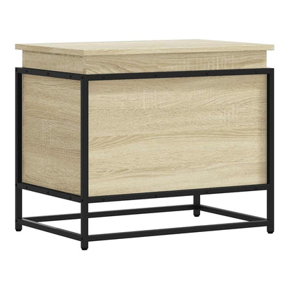 The storage box with lid is shown from a slightly elevated angle
