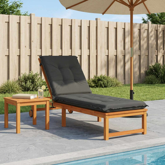 Sunlounger Cushion GEMERT Polyester 190 x 60 x 9 cm Anthracite