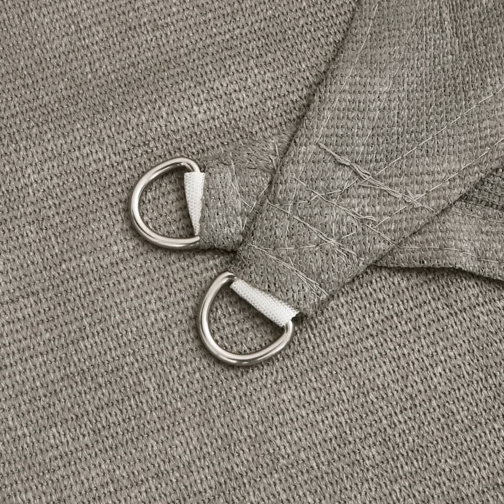 close-up of the corner fixing of the sunshade sail