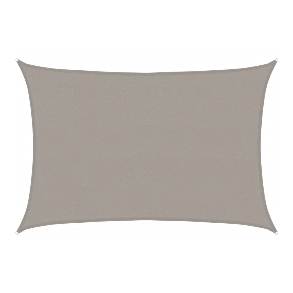 the rectangular sunshade sail laid flat