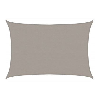 the rectangular sunshade sail laid flat