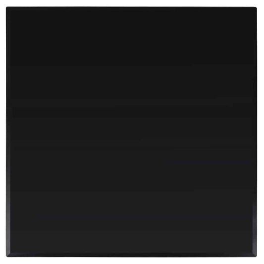 Table Top Tempered Glass Square shown from a direct overhead perspective