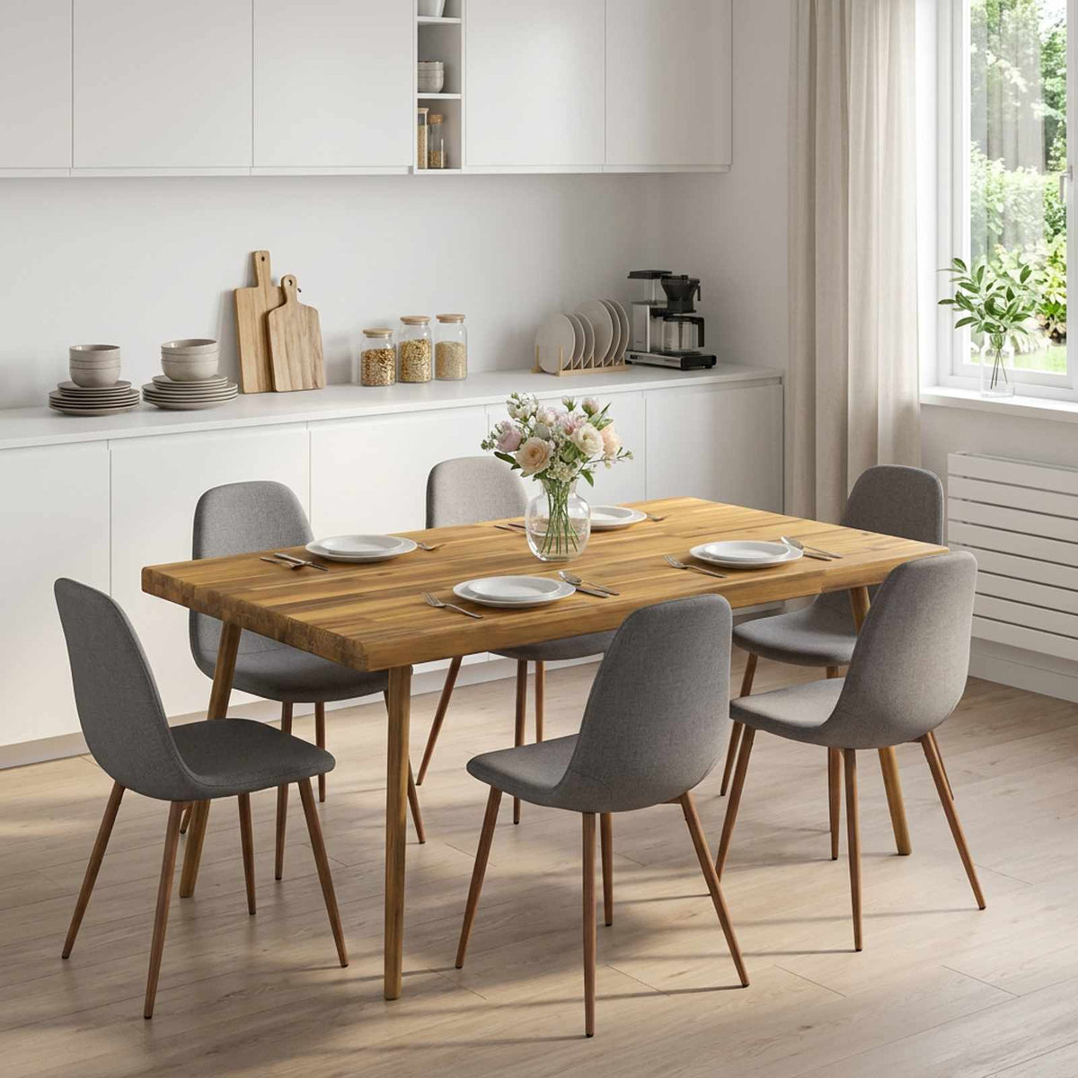 Table Top Whitewash Rectangular Depth 60 cm 90 cm