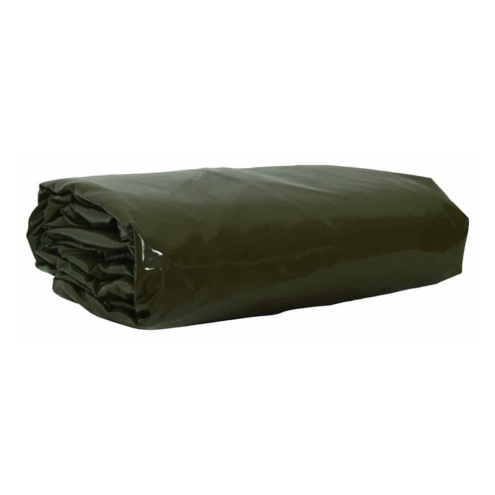 vidaXL Tarpaulin 650g / m² Olive Green folded and ready for storage