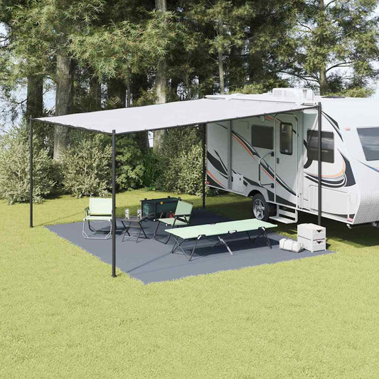 Tent Carpet 400x500 cm Width 400 cm Length 500 cm Blue-grey