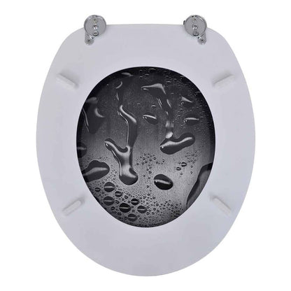 Underside of a toilet seat showing the fixing points