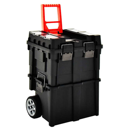 146271 vidaXL Tool Organiser Trolley with Handle 45x36x90 cm 1