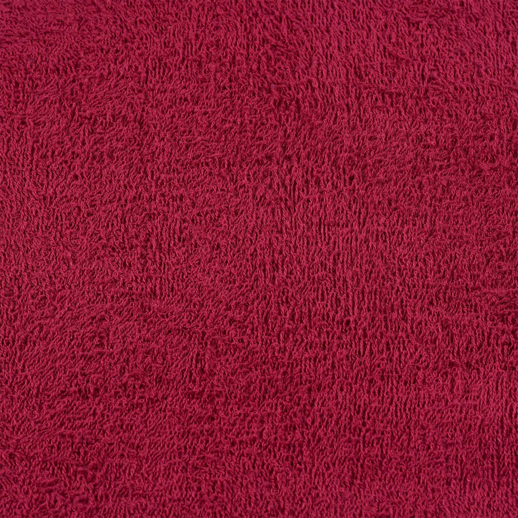 the bordeaux towels close up showing the detailed weave and soft texture of the fabric