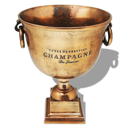 243498 vidaXL Trophy Cup Champagne Cooler Copper Brown 1