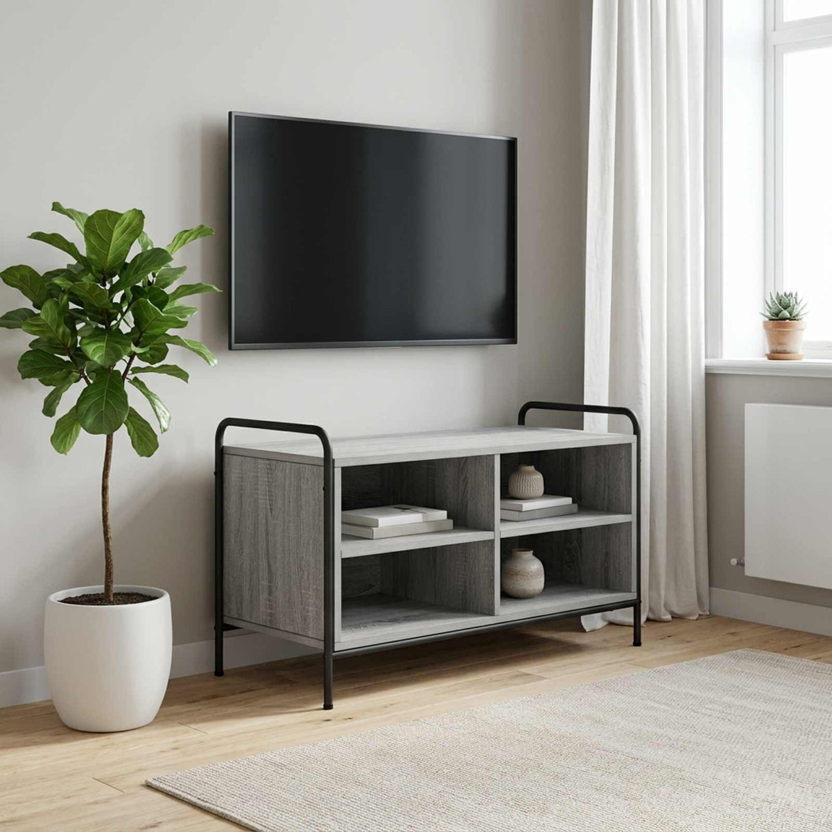 TV Cabinet Grey Sonoma Engineered Wood
