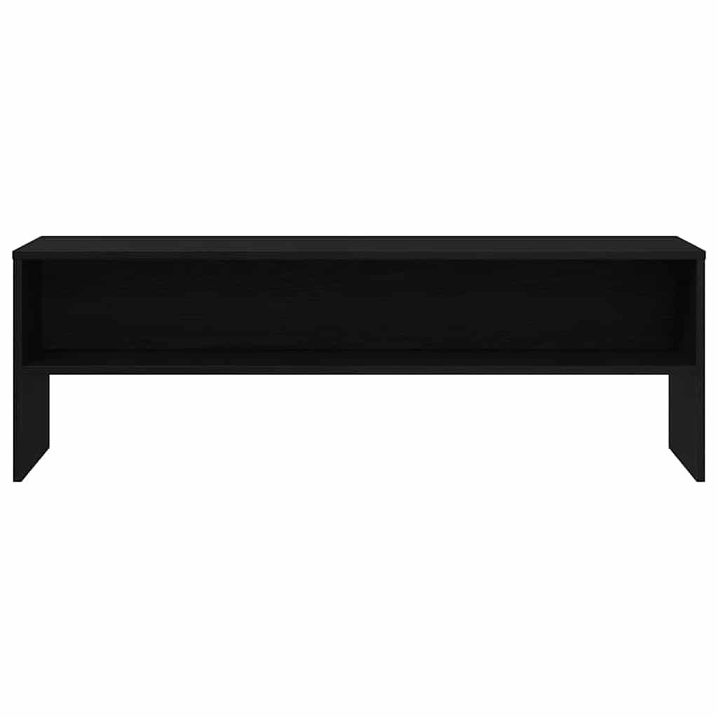 TV Cabinet Black Oak Engineered Wood